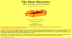 Desktop Screenshot of hatedirectory.com